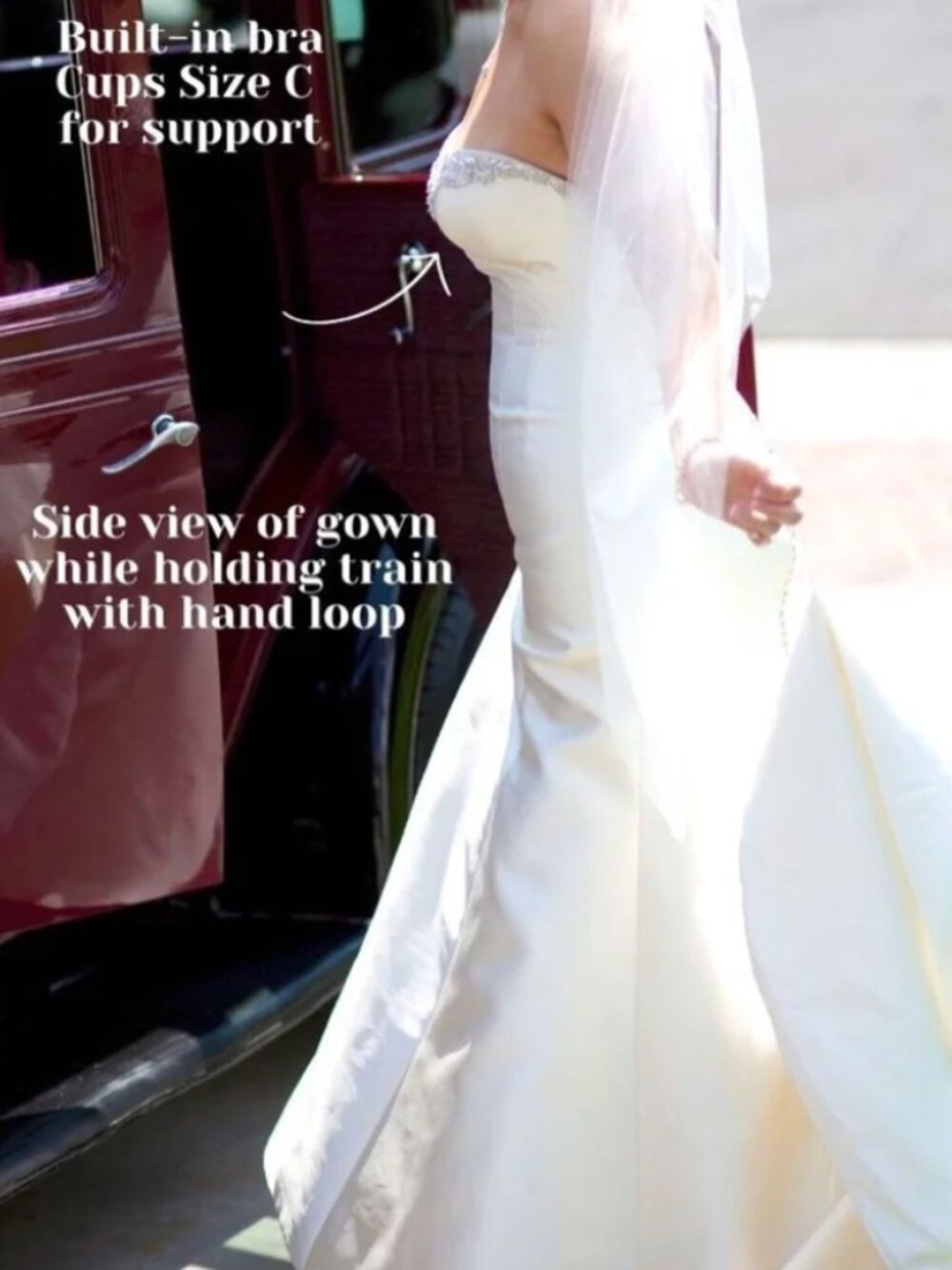 RIVINI Gown + Veil by Erin Cole - Picture 6 of 10